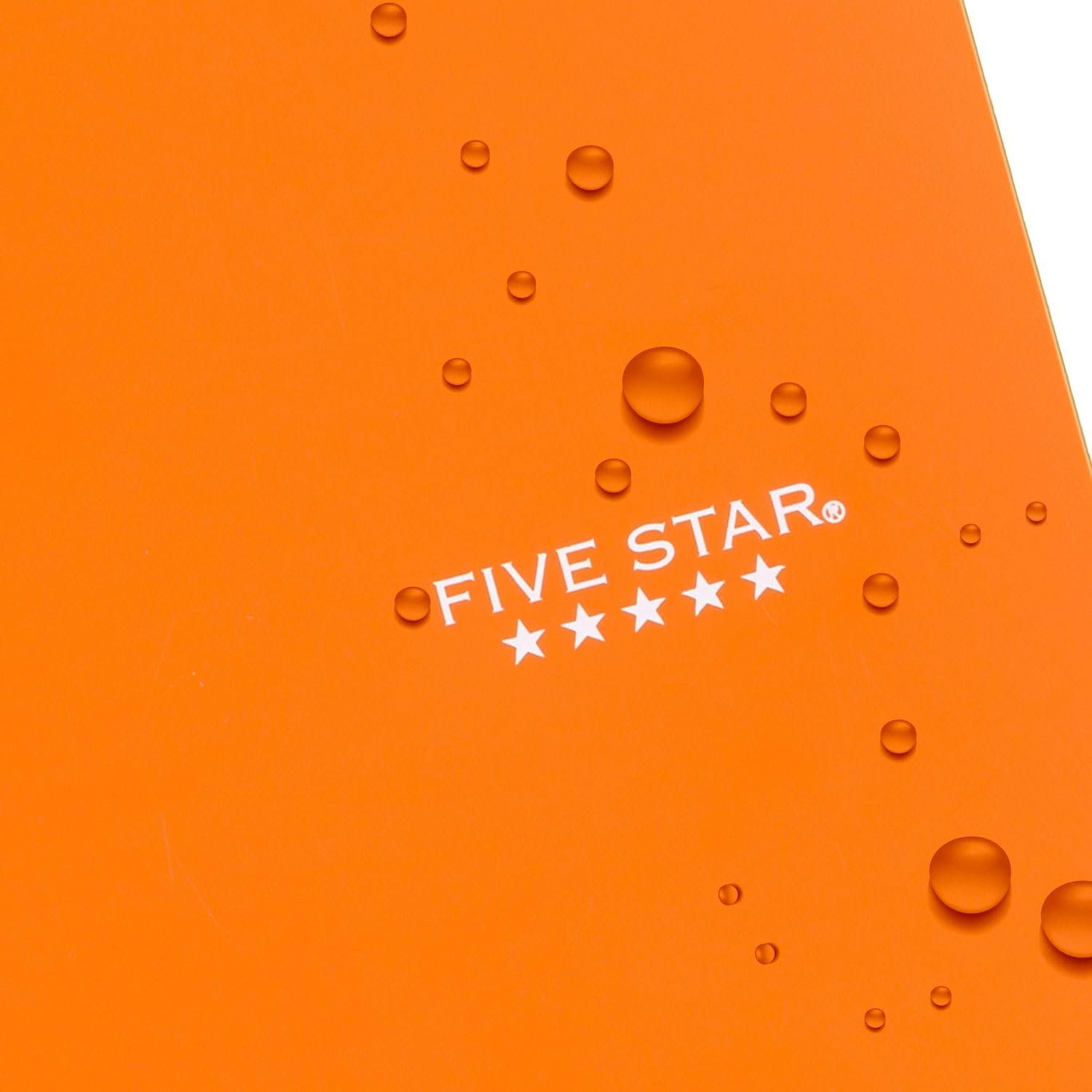 Five Star Spiral Notebook, 1 Subject, College Ruled Paper, 7" x 4-3/8", Personal Size, 80 Sheets, Black (450048AA2-ECM) - Image 6